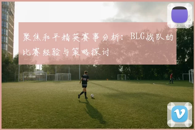 聚焦和平精英赛事分析：BLG战队的比赛经验与策略探讨