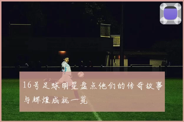 16号足球明星盘点他们的传奇故事与辉煌成就一览